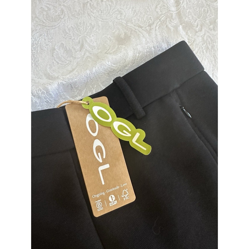 OGL Move Black High Rise Wide Leg Slimming Pants Womens Size Medium NWT - Picture 7 of 12